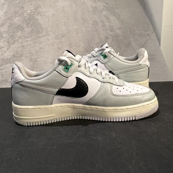 Nike Air Force 1 Low Split Shoes Mens 8.5 Light Silver DZ2522-001 Retro Classic - Picture 7 of 12